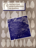 Recherches amérindiennes au Québec, v. XVII, no 01-02, 1987